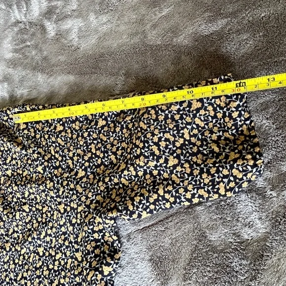 Uniqlo Georgette Printed Halfsleeve Flare Dress size XL - Picture 14 of 15